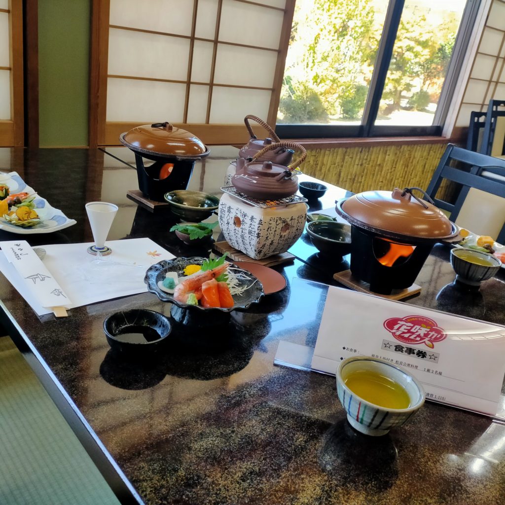 柿野観光ホテル つる屋 松茸料理01